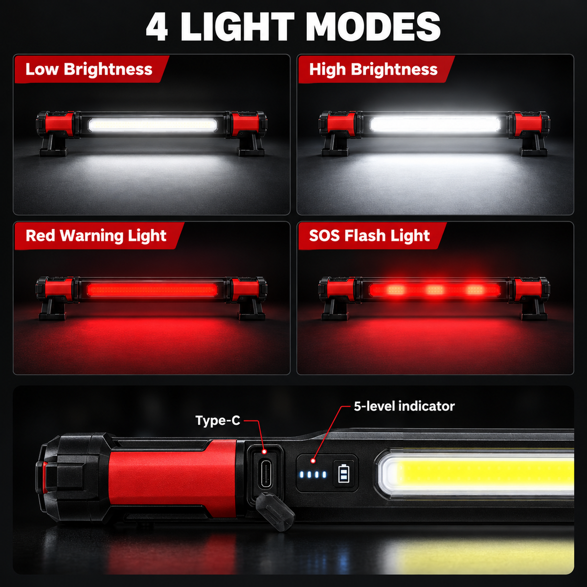 Magnetic 360° Rechargeable Underhood Work Light